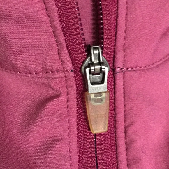 L.L. Bean Jacket XL Women Pink Nylon Full Zip - Picture 6 of 13
